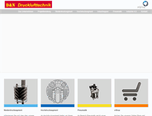 Tablet Screenshot of dn-drucklufttechnik.de